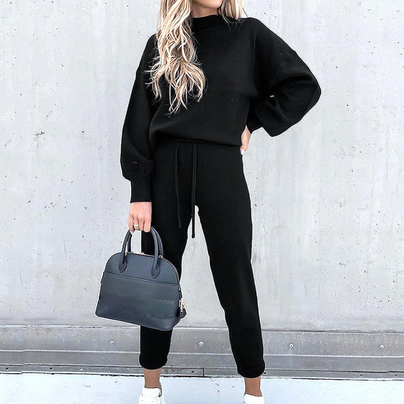 Loungesæt dame – Sort