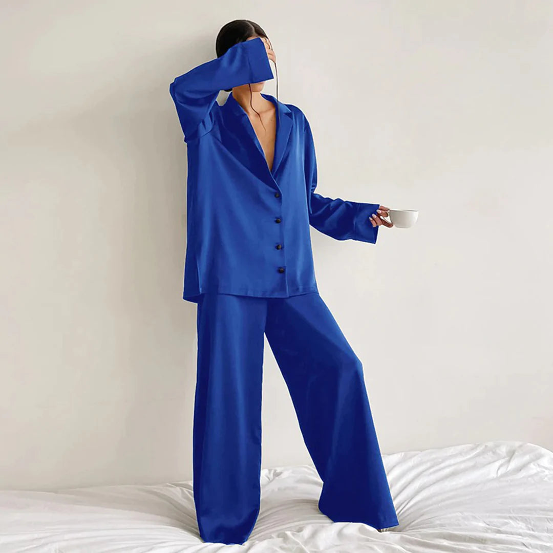 Pyjamassæt dame – Blå